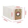 4/10pcs Vacuum Cleaner Dust Bag For Roborock H50 Ultra Robot Sweeper Household Cleaning Tools Replacement Dust Bags Accessories