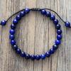 Simple Natural Stone Handmade Beaded Bracelet Couple Bracelet Popular Jewelry