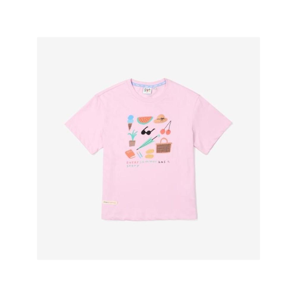 

[Fila Kids] Fila X Sugin Happy Tea fk2rsf2s03X Epk q0zfk2rsf2s03XEpk PALEPINK/100