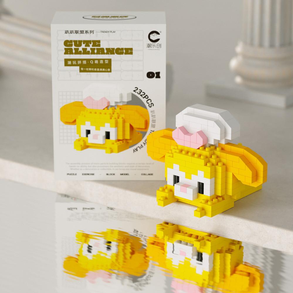 King Monkey The Santa Claus Cartoon Figures Micro Blocks Toy For Creative Play