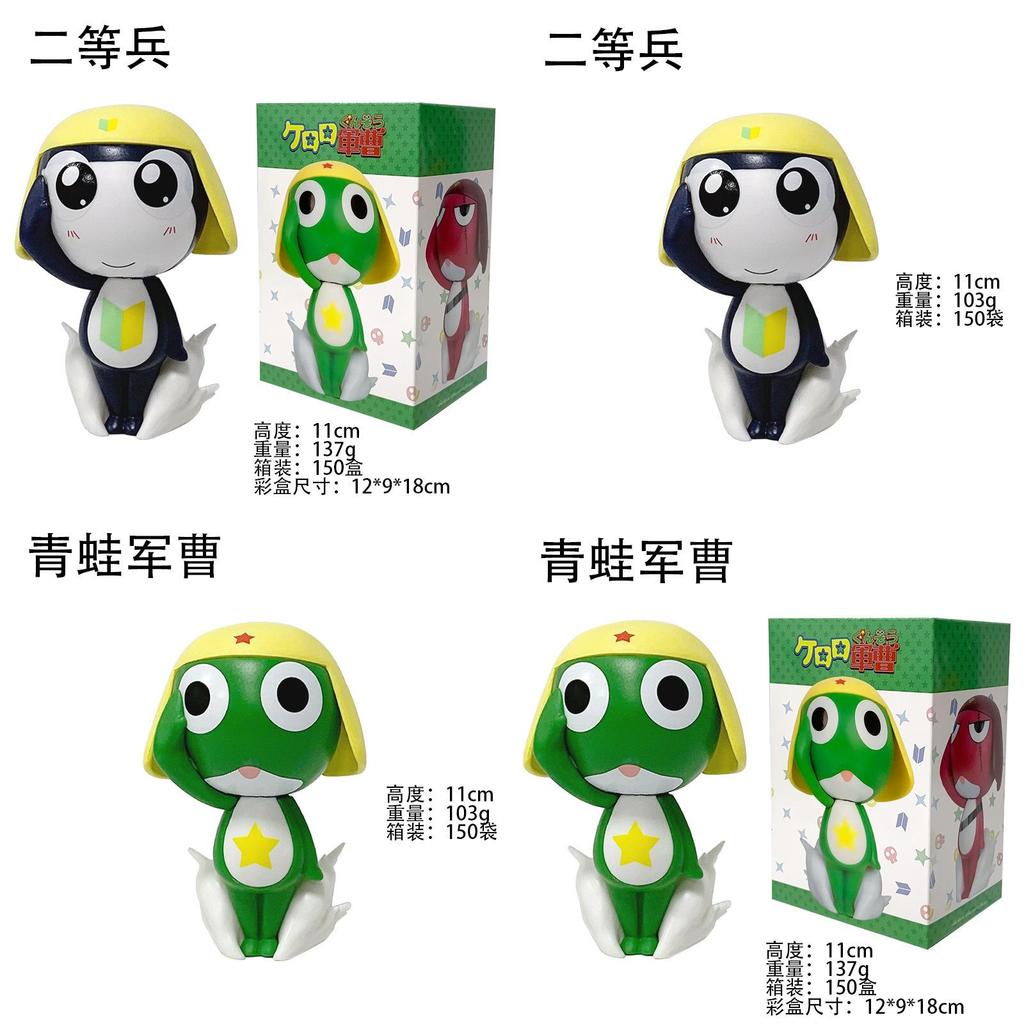 Cartoon Keroro Gunsou Pvc Toy Figure With Articulated Pose For Kids And Action Collectors