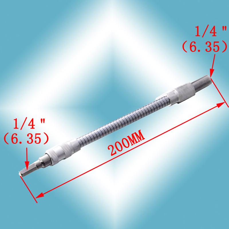 150//200//300//400mm Flexible Extension Screwdriver Drill Bits Holder Link Adapter