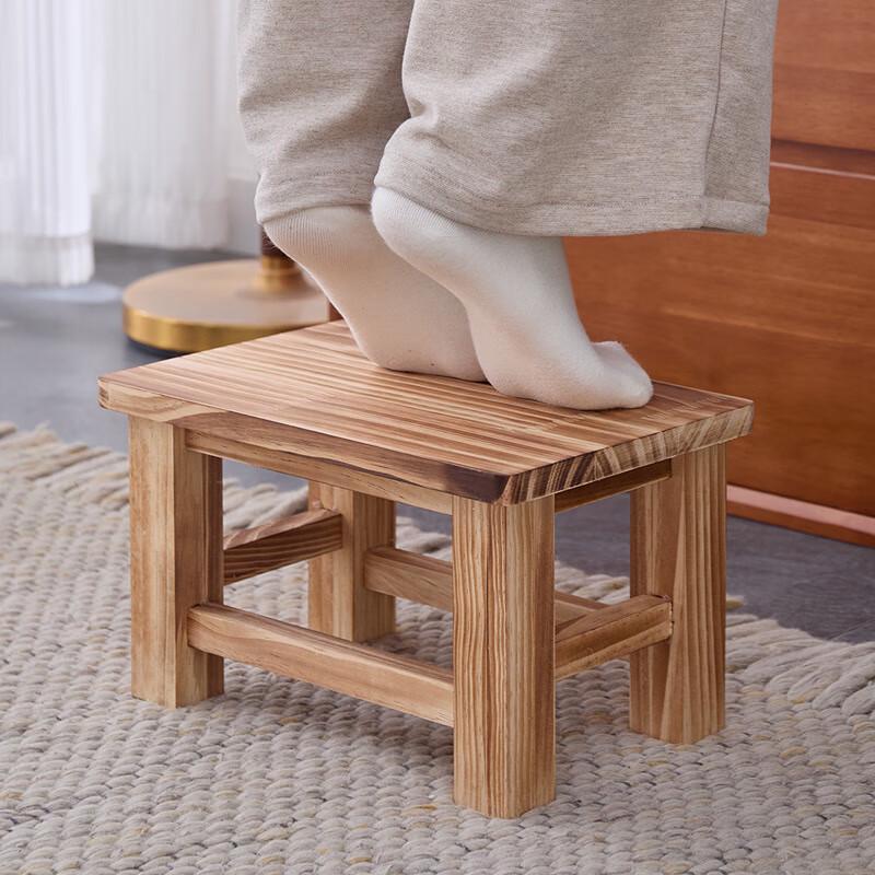 Solid Pine Rectangular Multi-purpose Stool