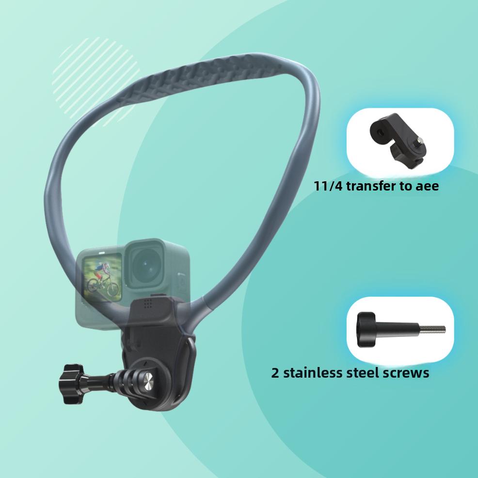 New Style Action Camera-Specific Neck Holder - Compatible With Insta360, GoPro And DJI Action Cameras