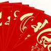 6Pcs Vietnamese New Year Red Packets 2026 Horse Zodiac Red Envelopes Lucky Money Pockets Lunar New Year Chinese Money Envelopes