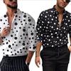 Hippy Bohemia Mens New Style T-shirt Vintage Floral Long Sleeve Shirts