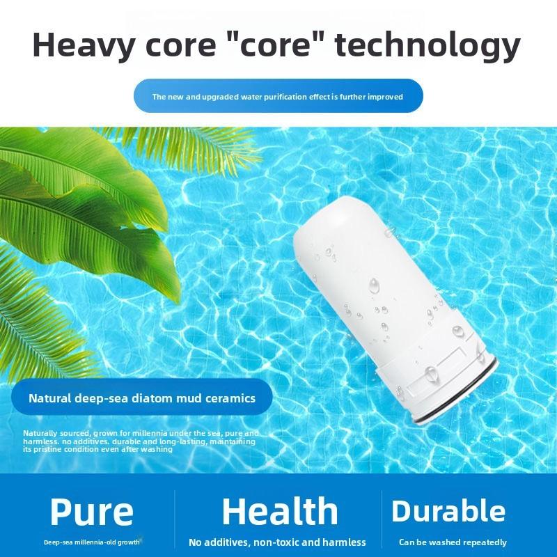 Faucet Water Filter Cartridge With Chlorine Removal For Home Use