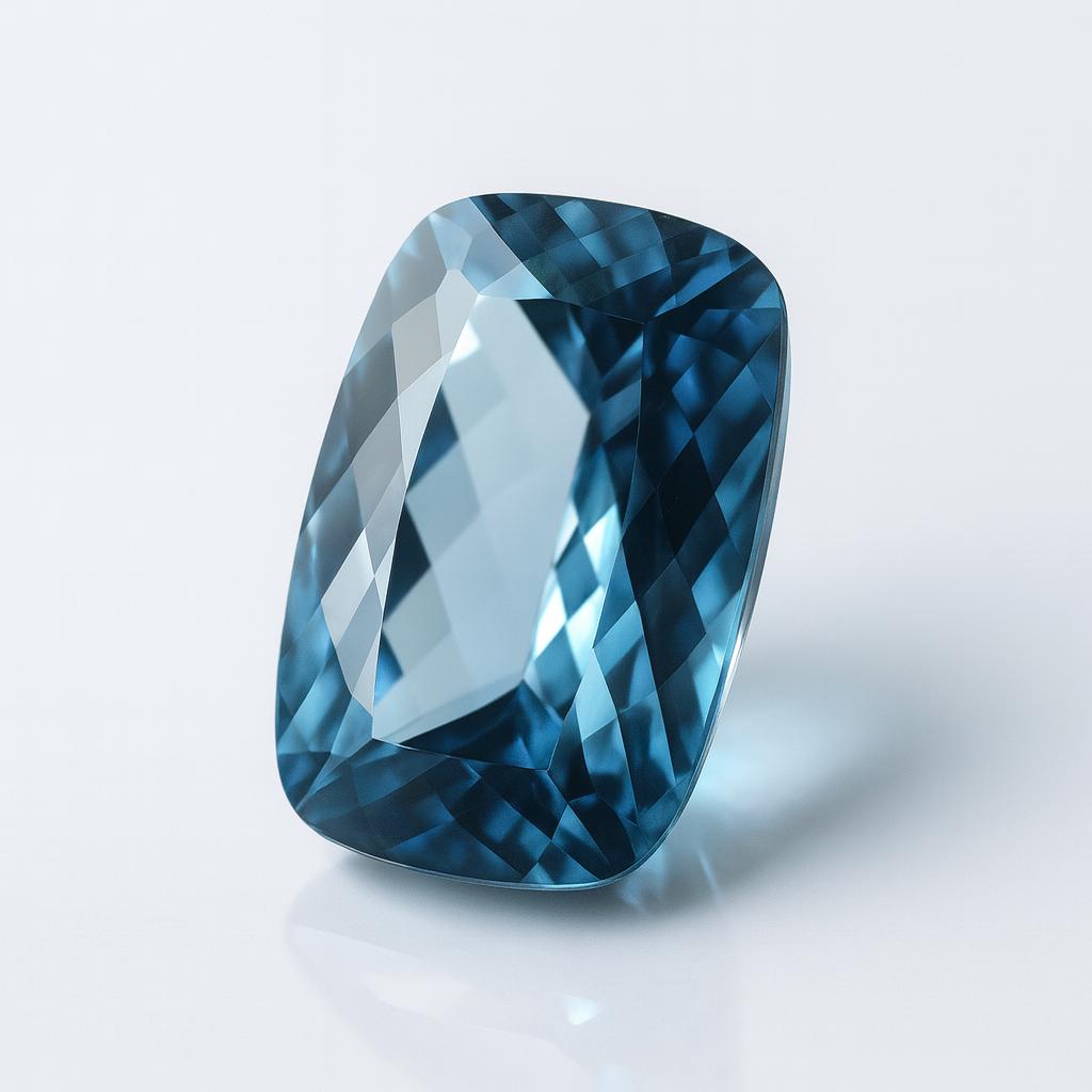 Natural Blue Sapphire Loose Gemstone 10.15 Ct Ceylon Cushion Cut September Birthday Birthstone