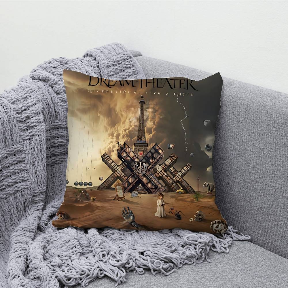 D-DreamS Band T-TheaterS Pillow Case Print Polyester Fiber 40X40 Cm Home Sofa Throw Cushion Cover Decoration