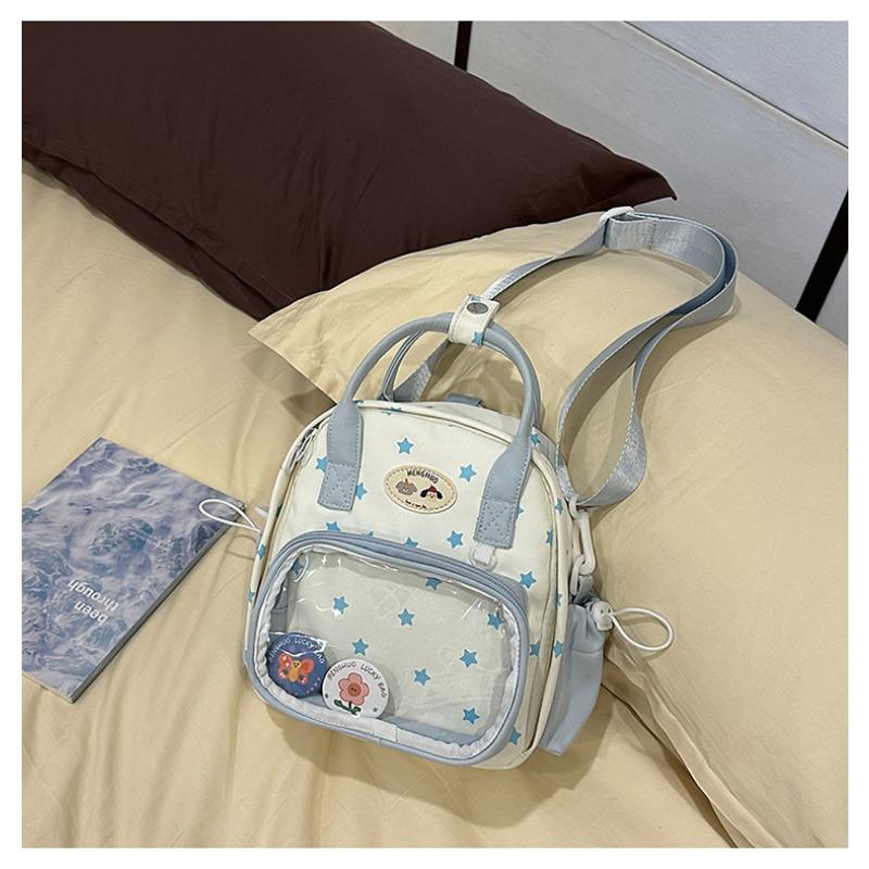New Multifunctional Japanese Girl Backpack Ins Cute and Transparent Painful Bag Spring and Summer Travel Shoulder Bag.