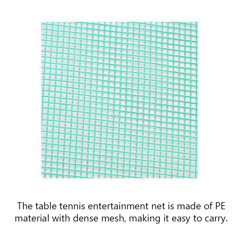 Tischtennisnetz, Tischtennis-Rack-Netz, verdicktes Tischtennis-Tischnetz, Tischtennis-Blockiernetz