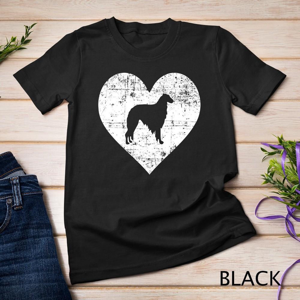 

Borzoi heart Unisex T-shirt XL