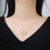 Fashion Trend Shiny Cubic Zirconia Holy Ghost Bird Pendant Necklace Luxury for Man Girl Animal Jewelry Party Gift Daily Wear
