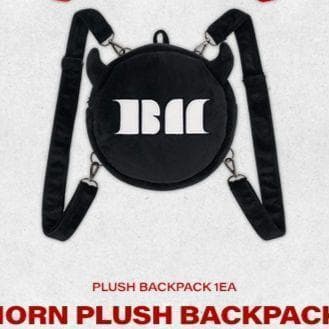 

[Б/У] Сумка Babymonster черная концерт в Сеуле Корея плюшевый рог