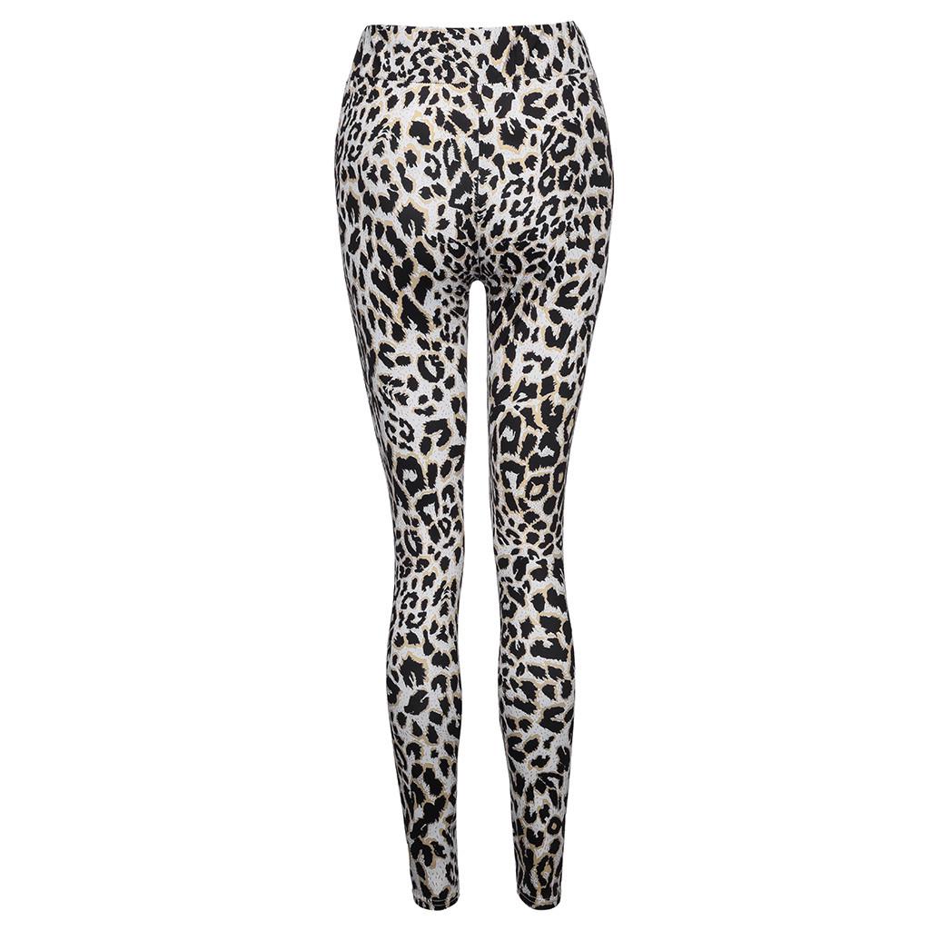 leopard stretch pants