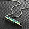 Turn the Beads to Adjust Breathing Meditation Mindfulness Whistle Pendant Necklace Jewelry