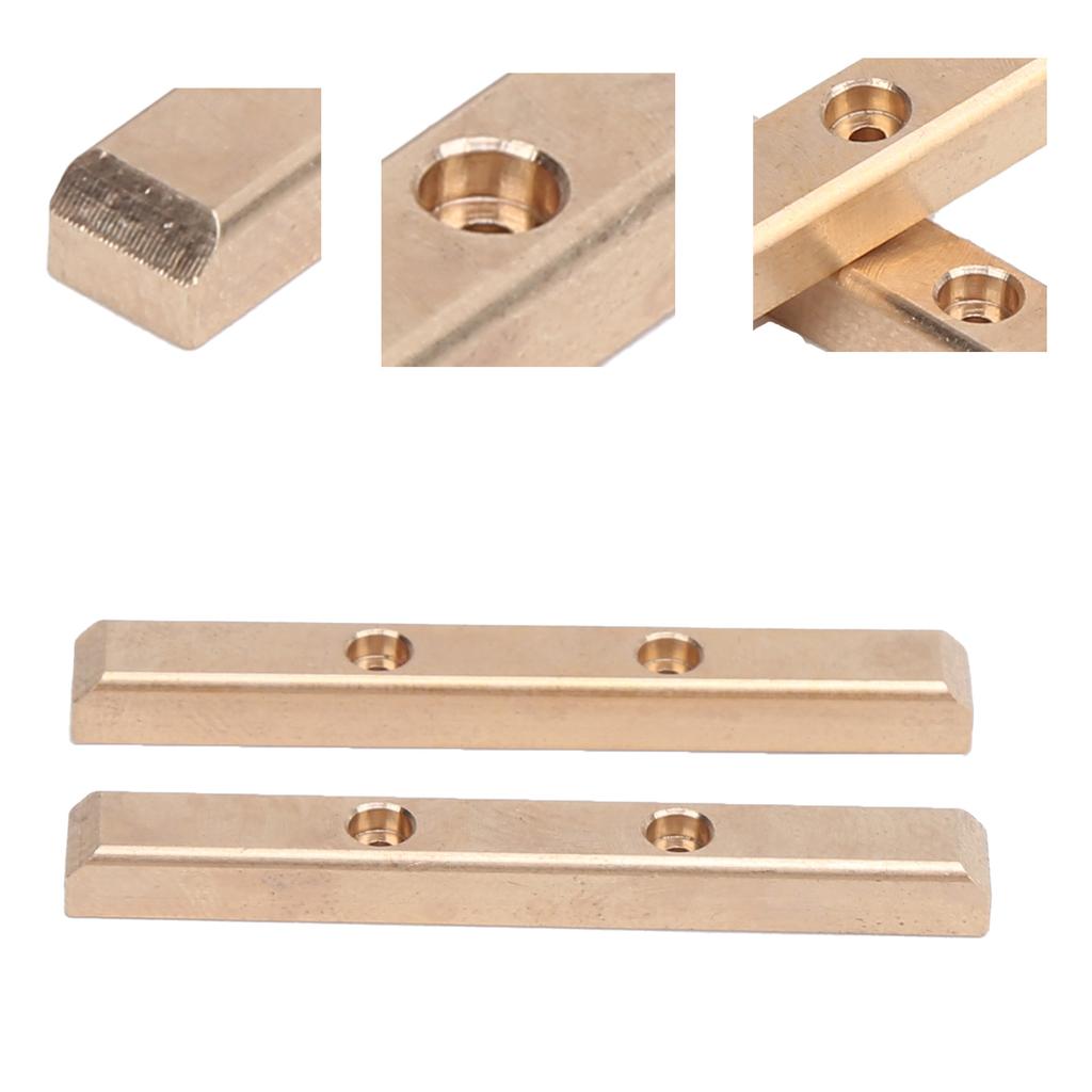 Brass Beam Boulder Bars for Axial SCX24 90081 1:24 RC Crawler Cars Upgrade Parts