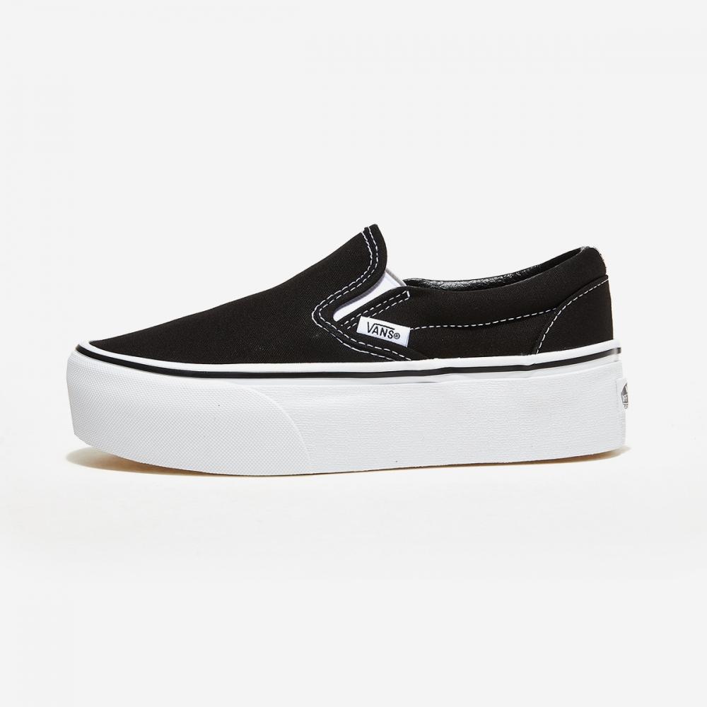 

Vans Classic Слипоны Stackform CANVAS ЧЕРНЫЙ TRUE WHITE