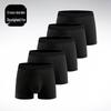 Herren Boxershorts mit mittlerer Taille, einfarbig, Europäische und Amerikanische Größen, Sport Passform