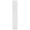 Bookshelf High Gloss White 60 x 24 x 143 cm Engineered Wood