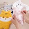 Cute Animal Patterneds Children Hand Towels Microfiber Absorbent Quick Drying Hanging Washcloths