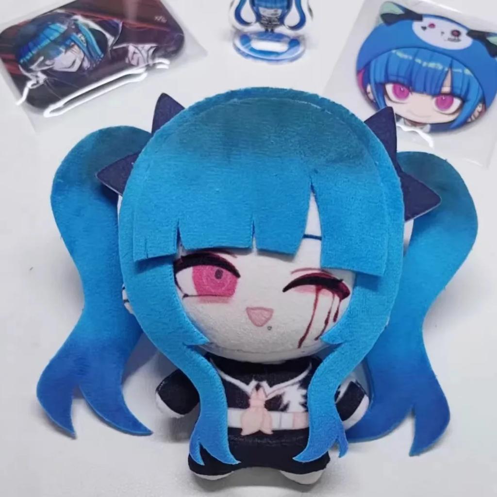 10Cm Stuffed Anime Hundred Sumino Takumi Plushie Toys Line Amemiya Darumi Plush Doll Backpack Decorative Pendant Keycahin Gifts