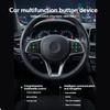 Steering Wheel Wireless Bluetooth-compatible Media Button Remote Controller 10 Keys Car DVD Music Player for Car Motorcycle Bike