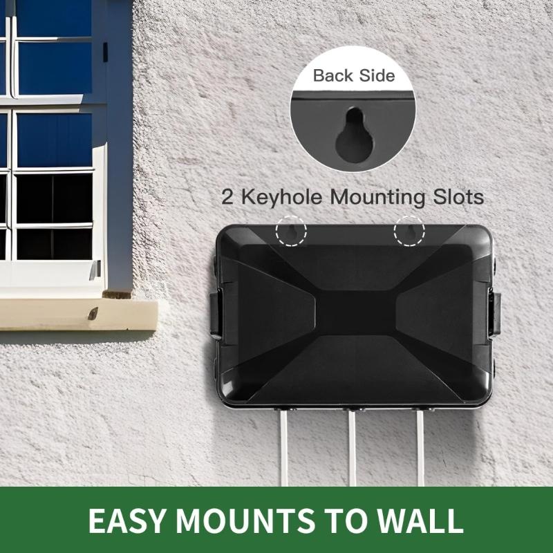  Outdoor Electrical Housing 7 Cable Slot IP54 Dustproof Design Electrical Box