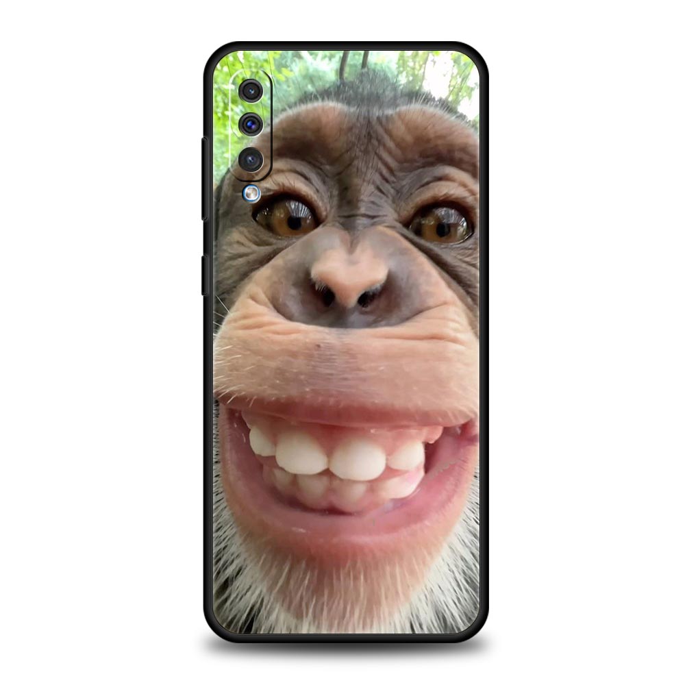 Monkey Phone Case For Samsung A56 A36 A26 A24 A12 A14 A16 A50 A70 A20E A20S A10S A22 A30 A40 A34 A54 A42 A52 5G A04s A06 Cover