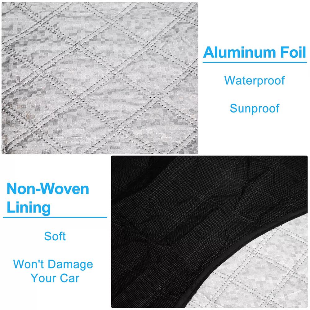 RV Front Window Sunshade Motorhome Thermal Windscreen Screen Cover For Fiat Ducato Peugeot Boxer Citroen Relay Windshield Cover