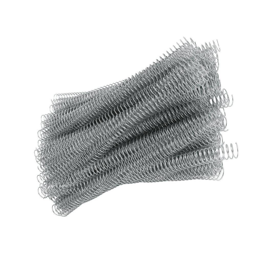 100Pcs Spiral Binding Coil 170 Sheet Capacity Spine Comb 19mm Diameter 48 Teeth 4:1 Pitch Set Kit for