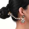 Bohemian Pearl Tassel Lantern Earrings