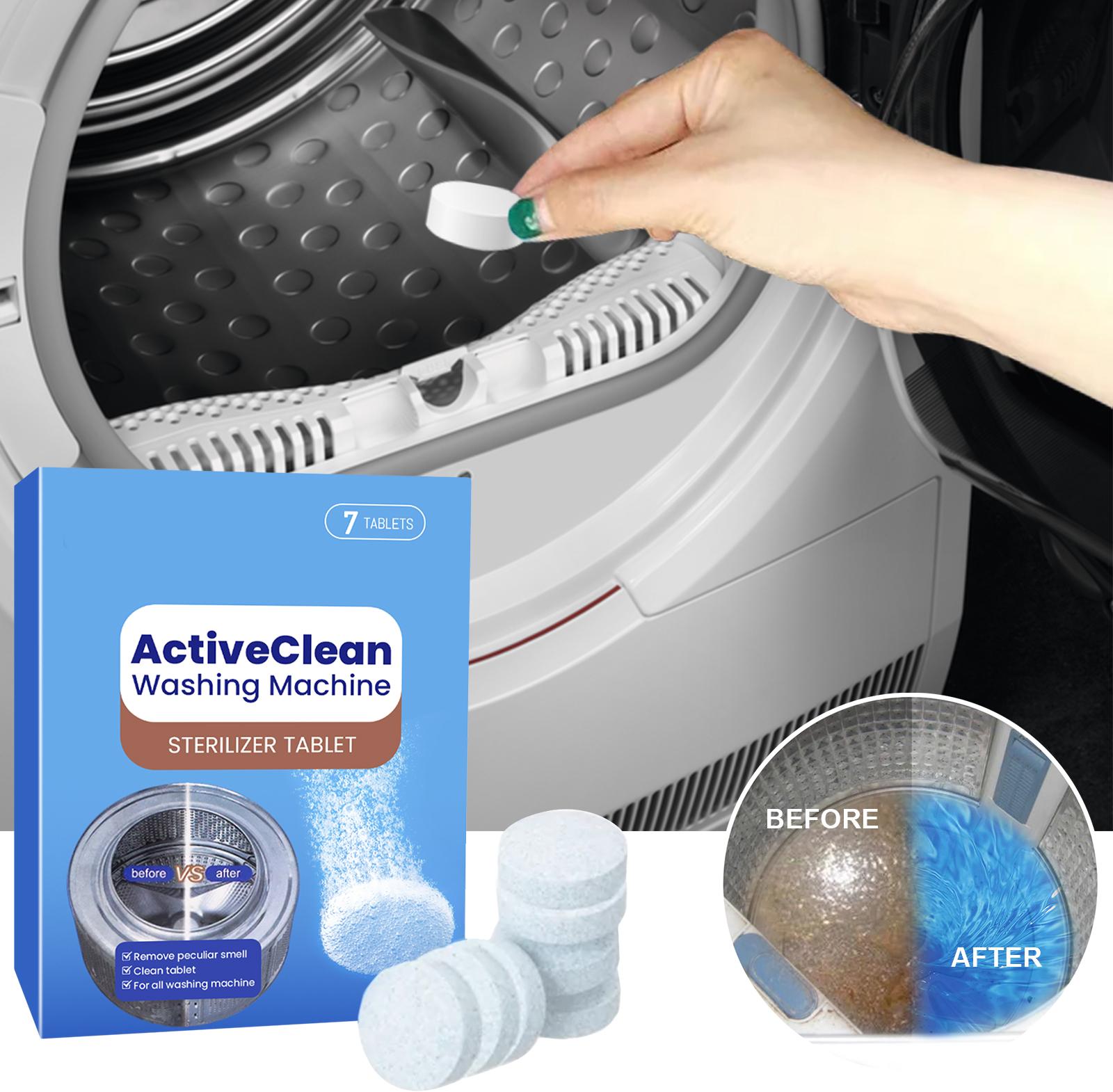 Washing Machine Cleaning Sheets, Automatic Drum Cleaner For Stain And Odor Removal One Size