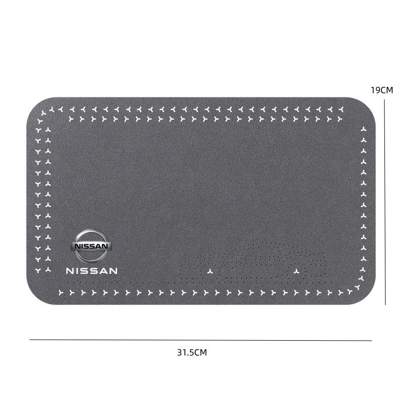Car Armrest Mat Interior Storage Box Mats For Nissan 350z 370z Altima Armada E Frontier Kicks Leaf Nismo Pulsar Qashqai Accessorie