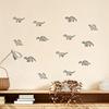 6Pcs Dinosaur Wall Stickers, Self-Adhesive Wall Decals, Removable Cartoon Dinosaur Stickers, Peel And Stick Wall Decals for Bedroom Living Room