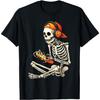 Halloween Skeleton Gamer Video Gaming Boys Men Kids Tees T-Shirt