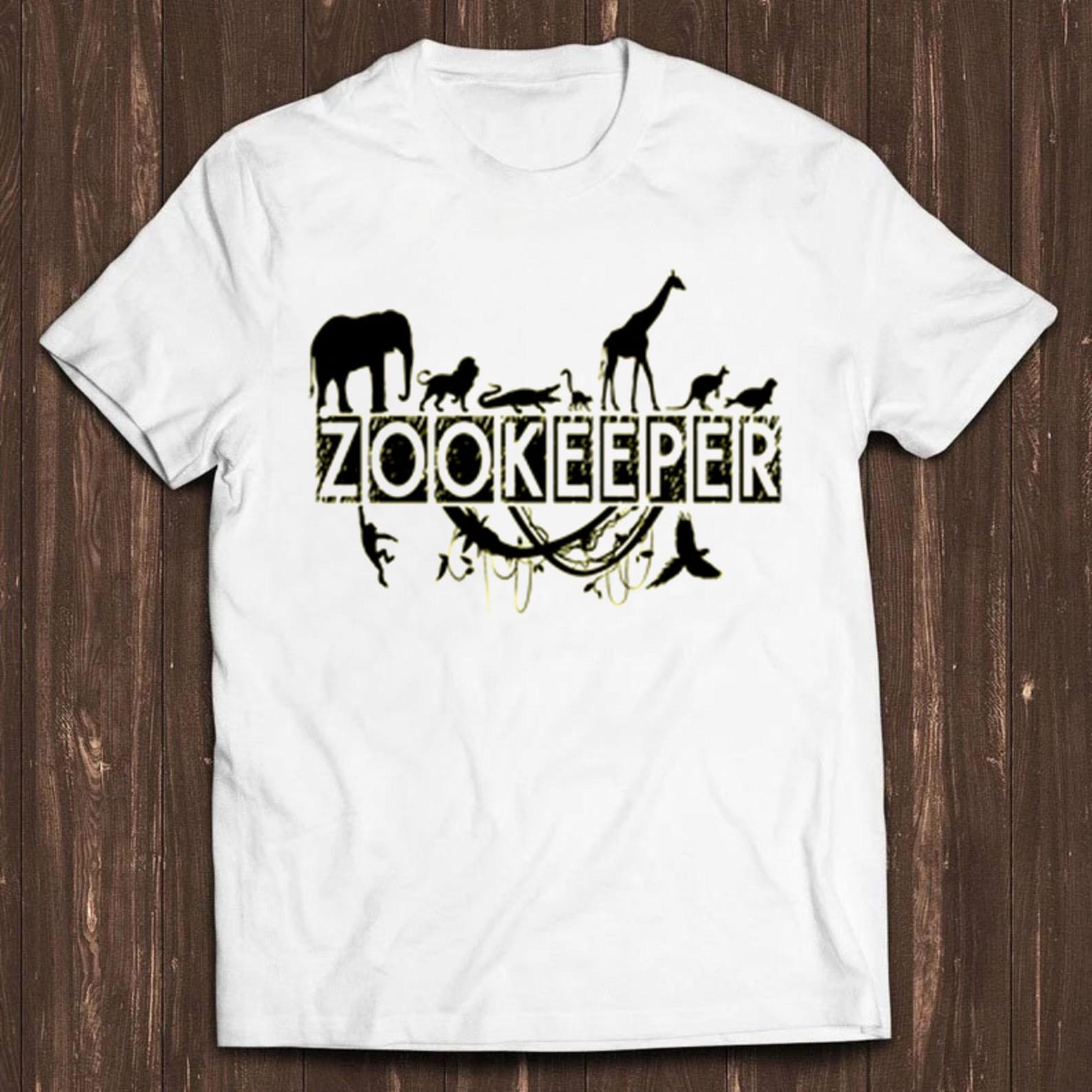 Zoo Keeper T Shirt Funny Animal Zoo Graphic Circus Cool Gift Tee C256 XL