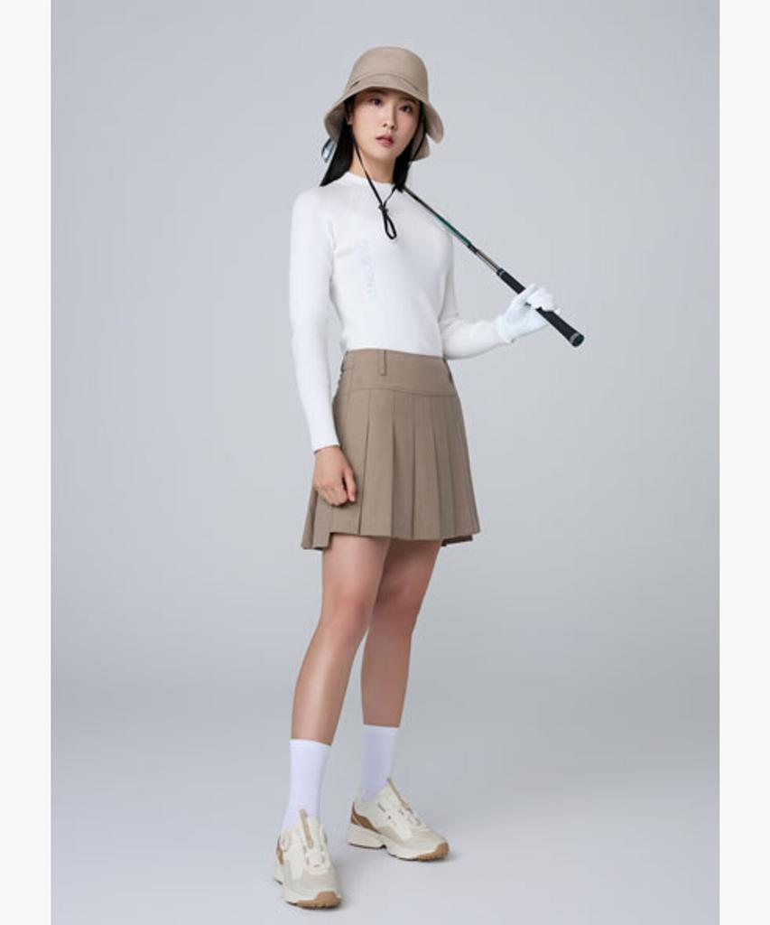 DESCENTE GOLF Women'S Melange Pleated Skirt (Dq32Wfsk9F)