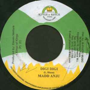 

7inch Record MADD ANJU - Digi Digi NONE Kings of Kings Jamaica Reggae, Ska & Dub Used