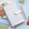 Colorful A6 PU Leather Macaron Budget & Account Book - Multi-functional Cash Diary & Storage Planner