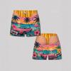 Summer Men Holiday Cool Breathability Daily Shorts Fashionable Comfortable Loose Happy Holidays Personality Versatile 3D Shorts