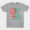 Unisex Fashion TShirt Womens Rights Are Human Rights Print TShirt Plus Size S-5XL T-Shirt 100%Cotton Tops O Neck Short Sleeve Tees
