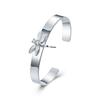 925 Sterling Silver Stylish Simple Dragonfly Bracelet Birthday Party Anniversary Gift Daily Wear