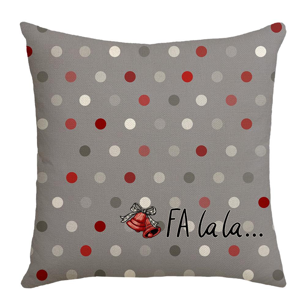 New Christmas Decorative Throw Pillow Cover Sofa Living Room Cushion Elk Print Pillow Cover