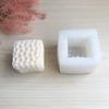 3D DIY Geometric Chocolate Mousse Honeycomb Silicone Candle Mold Soap Resin Mold Home Decor