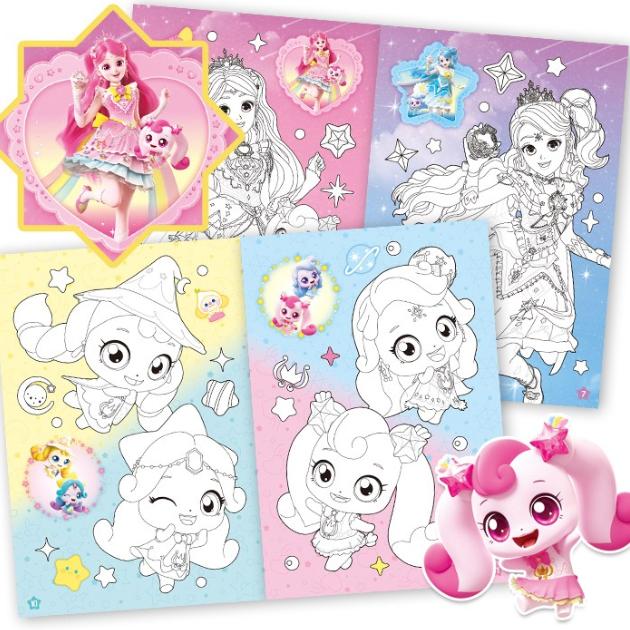 Fabriqué en Corée - Attrape ! Teenieping Saison 5 Mini Livre de Coloriage d'Autocollants Set (5 possibilités)