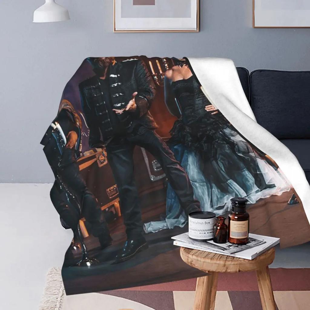 Germany Mono Inc Band Decke Rock Music Blanket Fleece Throw Blanket Throw Blankets for Bedding Travel Throws Bedspread Quilt