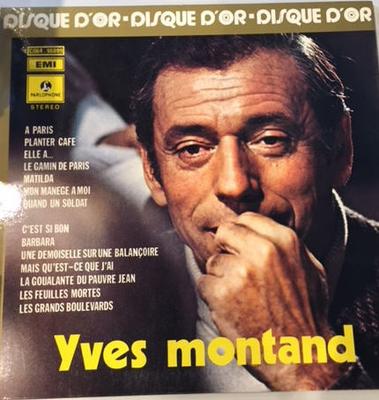 LP Record YVES MONTAND  Disque Dor 4C06496899 Parlophone 1975 Belgium Pop Used