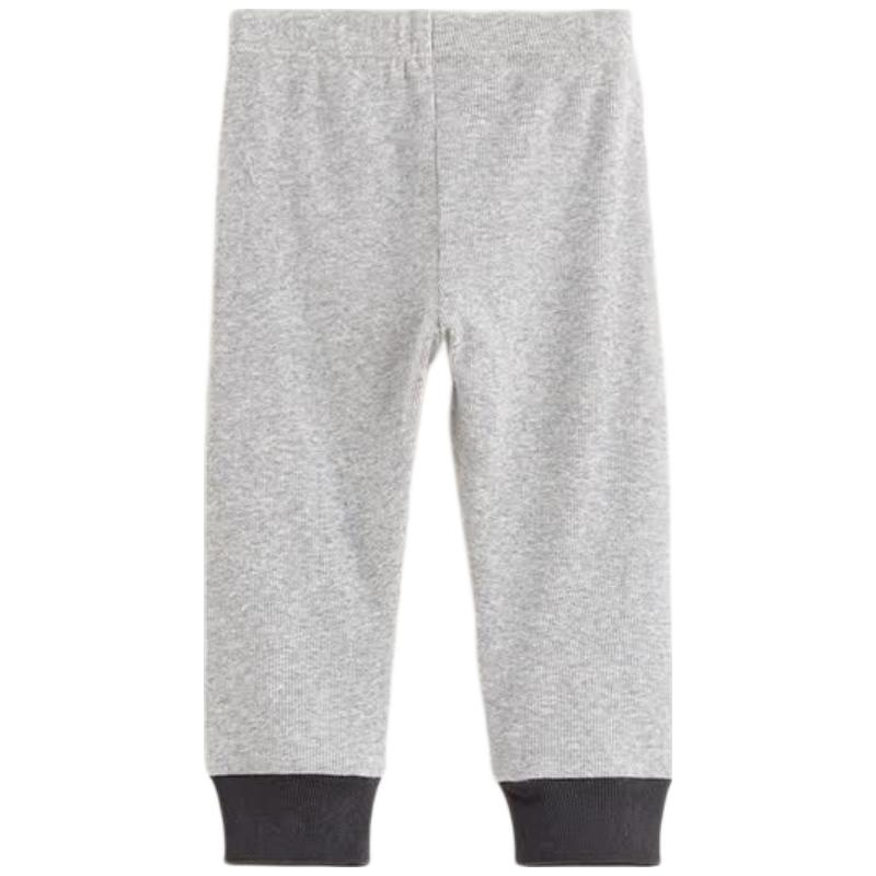 MARC&JANIE Girls' Color-Block Elastic Leggings, Children's Pants, Baby Spring Outfit 2025, 250302