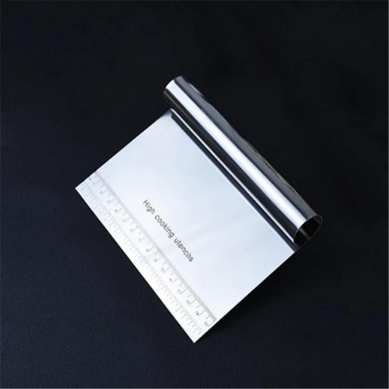 

Steak Stainless Steel Fried Shovel Spatula Pizza Grasping Cutters Spade Pastry cake BBQ Tools Wooden Handle Kitchen Utensils светло-серый